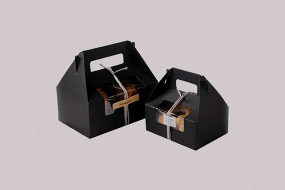 custom made black gable boxes